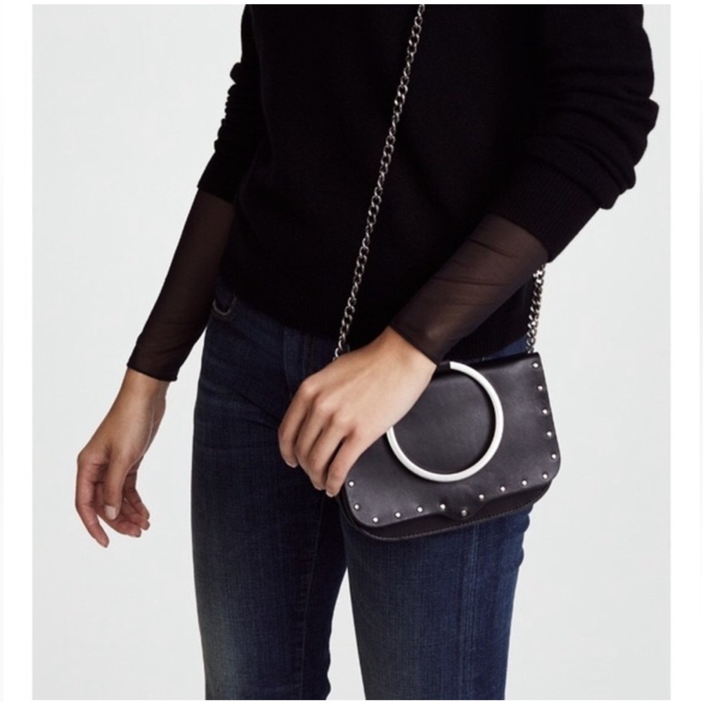 Rebecca Minkoff Ring Crossbody Bag in Black